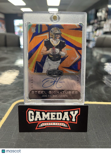 2023 Plates & Patches Jake Haener #4/5 Steel Signatures Panini Authentic