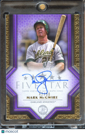2023 Topps Five Star Mark McGwire #FSA-MCG Purple /50