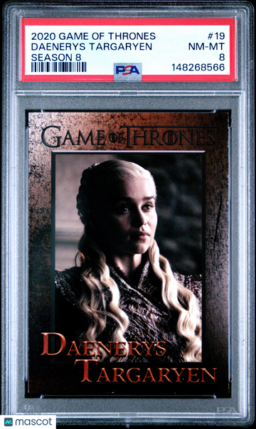 2020 Game Of Thrones Season 8 Daenerys Targaryen Base Set #19 PSA 8