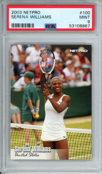 SERENA WILLIAMS 2003 NetPro SP Tennis #100 PSA 9 MINT Rookie Card RC