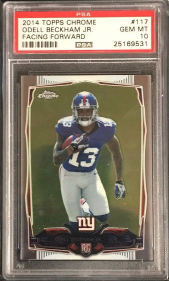 2014 Topps Chrome - ODELL BECKHAM Jr. - PSA 10
