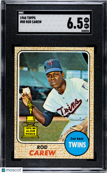 1968 Topps Rod Carew #80 SGC 6.5