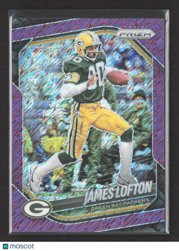 2025 Panini Prizm Football James Lofton #149 Purple Pulsar /15