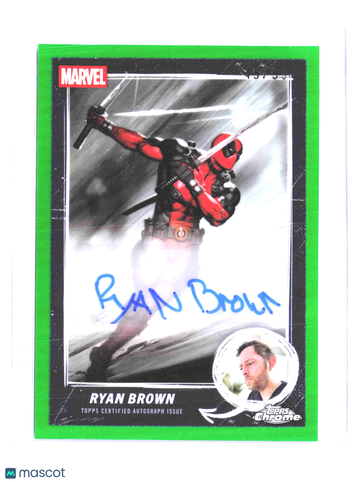 2025 Topps Chrome Deadpool Deadpool 45/99 Topps Certified Autograph Issue #MCBA-RB