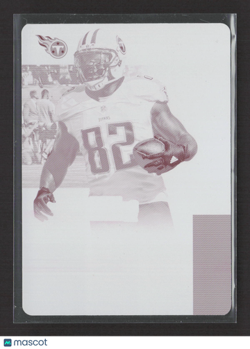 2019 Panini Plates & Patches Delanie Walker #NI-DW Magenta Printing /1 Printing Plate
