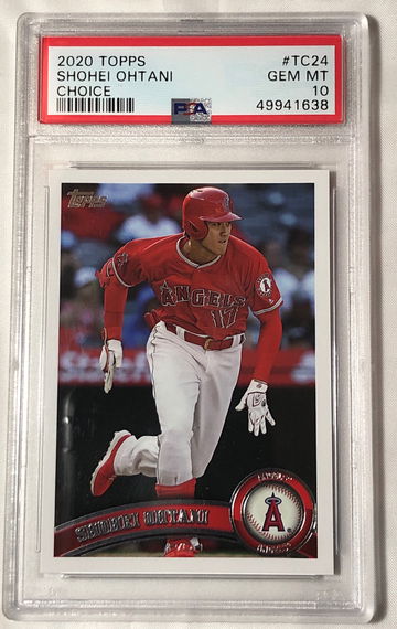 2020 TOPPS TC#24 SHOHEI OHTANI GEM MINT 10