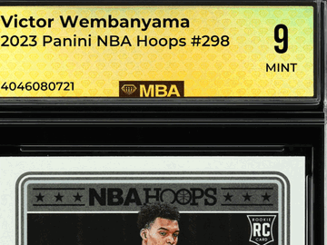 2023 Panini NBA Hoops Victor Wembanyama #298 MBA 9