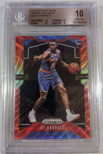 RJ Barrett Ruby Wave Prizm