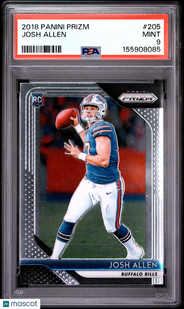 2018 Panini Prizm Josh Allen #205 PSA 9