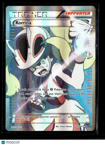 2014 Furious Fists Korrina Holo Rare FA #111/111