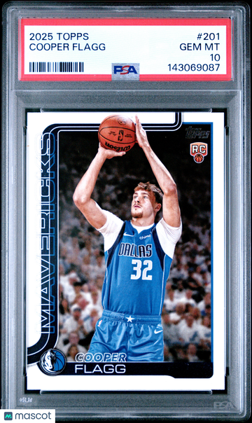 2025 Topps Cooper Flagg #201 PSA 10