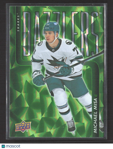 2026 Upper Deck Extended Series Dazzlers Michael Misa #DZ-140 Green