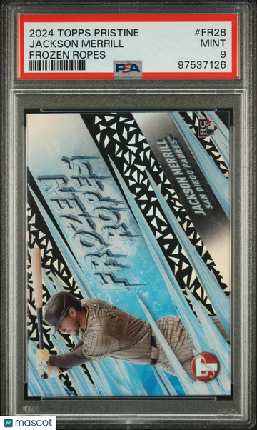 2024 Topps Pristine Frozen Ropes Jackson Merrill #FR28 PSA 9