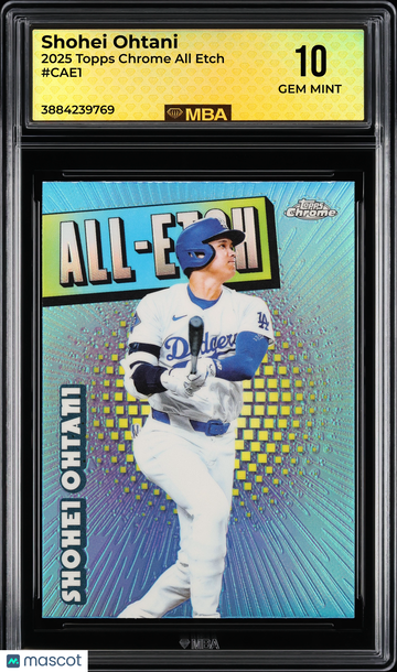 2025 Topps Chrome All Etch Shohei Ohtani #CAE1 MBA 10