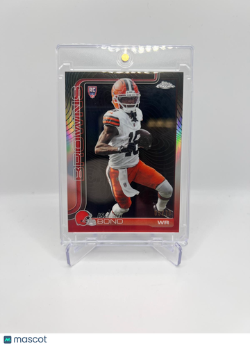 2025 CHROME FOOTBALL ISAIAH BOND BLACK ETCH REFRACTOR /10 RC