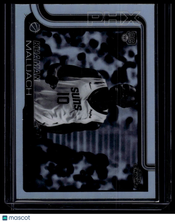 2025-26 Topps Chrome Khaman Maluach #260 Negative Refractor RC