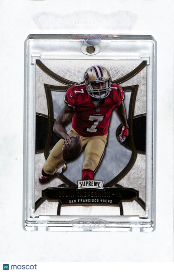 2013 Topps Supreme Colin Kaepernick Blank Back