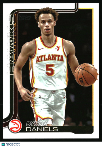 2025-26 Topps Dyson Daniels #64 Atlanta Hawks