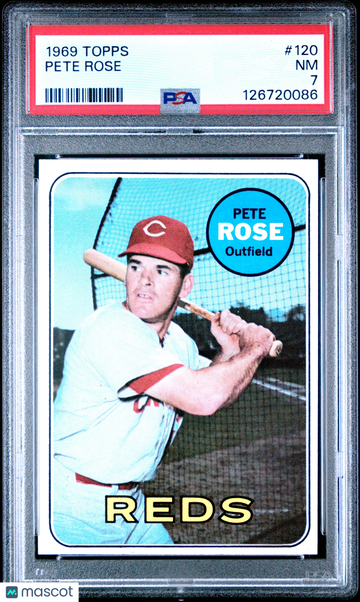 1969 Topps Pete Rose #120 PSA 7