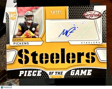 2022 Panini Certified George Pickens ED-32/75 Patch Auto Rookie Panini Authentic