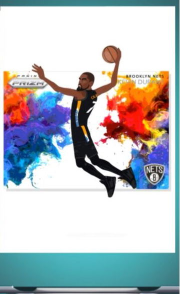 Panini Dunk Prizm Color Blast Interactive Kevin Durant