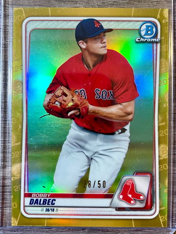 2020 Bowman Chrome Bobby Dalbec Gold /50! 🔥