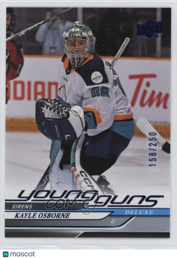2024-25 Upper Deck PWHL - [Base] - Deluxe Kayle Osborne #57 Deluxe Young Guns Rookie 158/250