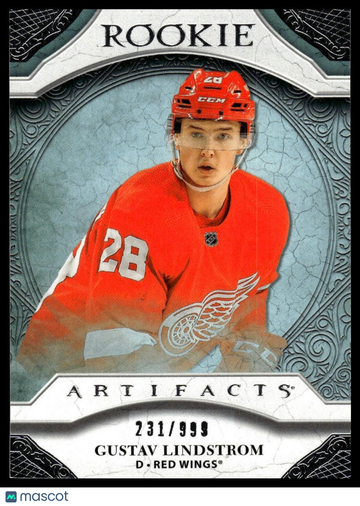 2020-21 Upper Deck Artifacts Gustav Lindstrom #173 RC SN