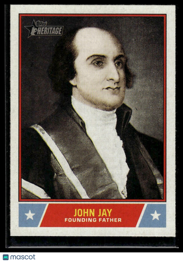 2025 Topps Heritage John Jay #NS-10 Notable Americans