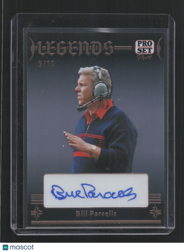 2024 PRO SET PURE BILL PARCELLS #L-BP1 9/10 AUTO LEGENDS SN
