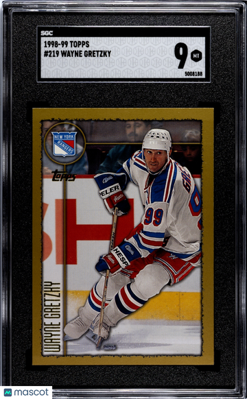 1998-99 Topps Wayne Gretzky #219 SGC 9