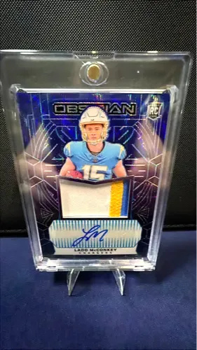 2024 Panini Obsidian Ladd McConkey HOLO RC Patch