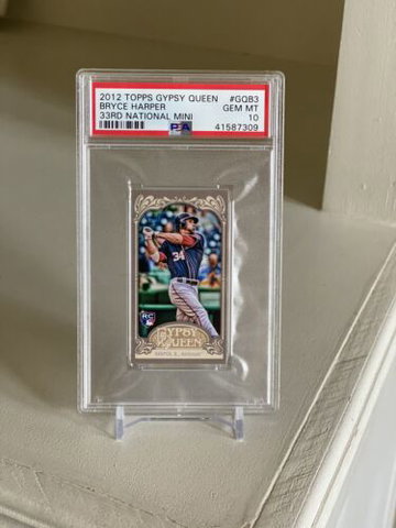 POP 2! Bryce Harper RC PSA 10 Rookie SSP 2012 Topps ebay 1/1