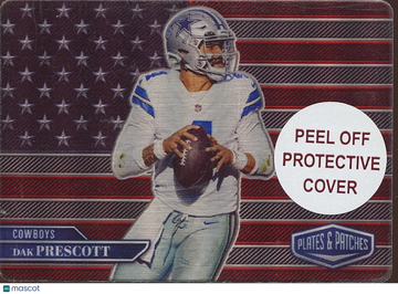 Dak Prescott 2023 Plates & Patches American Metal SSP CASE HIT Dallas Cowboys