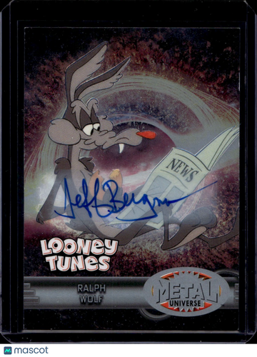 2024 Fleer Retro Looney Tunes Ralph Wolf Jeff Bergman Auto 03/50 #RMU-42