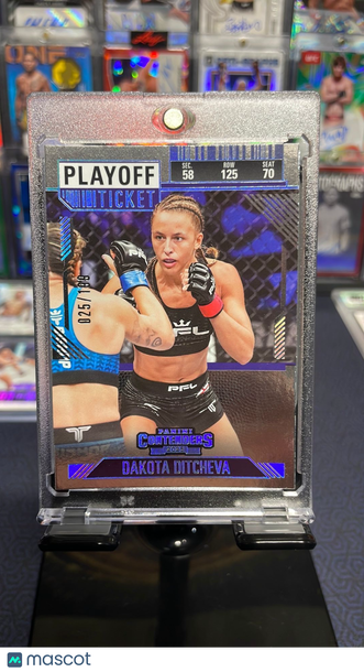2025 PFL Contenders Dakota Ditcheva Playoff Ticket /199
