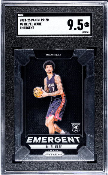 2024-25 Panini Prizm #2 Kel'El Ware Emergent SGC 9.5