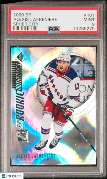 2020-2021 SP Alexis Lafreniere #101 Sphericity Rookie PSA 9