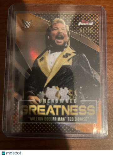 2021 Topps Finest WWE Ted DiBiase #UG-10 Orange Refractor