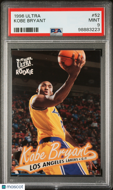 1996-97 Ultra Kobe Bryant #52 Rookie Rookie PSA 9