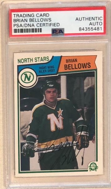 1983-84 OPC Brian Bellows #167 Rookie AUTO