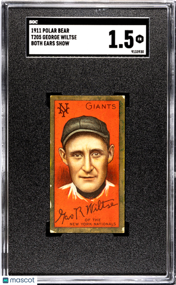 1911 Polar Bear (T205) George Wiltse Both Ears Show SGC 1.5