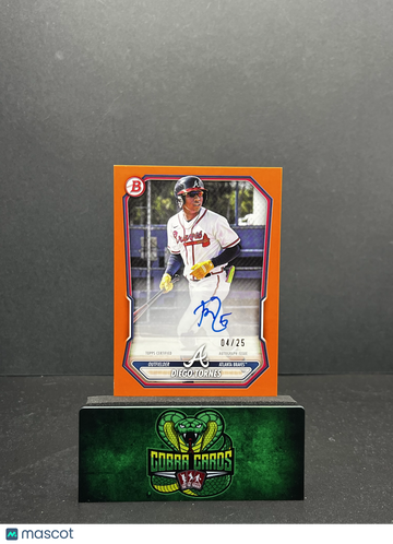 2026 Bowman Diego Tornes #BPA-DT Orange /25