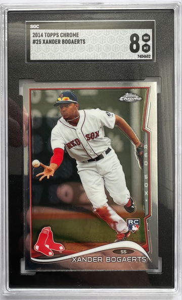 Xander Bogaerts 2014 Topps Chrome Rookie SGC 8