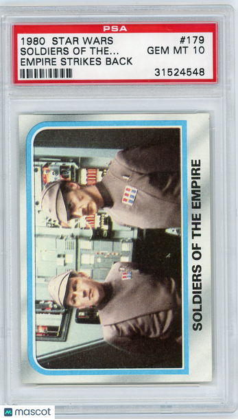 1980 Star Wars Empire Strikes Back Soldiers Of The.. . #179 PSA 10