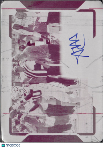 2025 Panini National Treasures Adonai Mitchell #RFP-AML Magenta Printing Plate Printing Plate