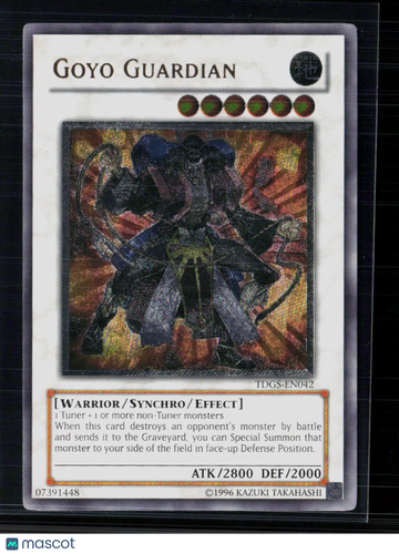 2008 Yu-Gi-Oh! The Duelist Genesis Goyo Guardian Ultimate Rare Synchro 1st Edition