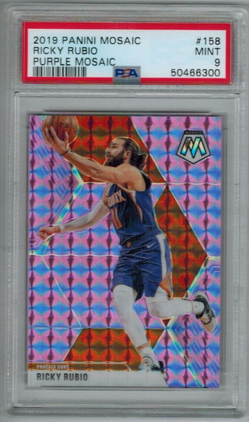 2019-20 Panini Mosaic Prizm #158 Ricky Rubio Purple prizm (Suns) MINT