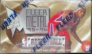 1995-1996 Fleer Metal Series 2 Basketball Hobby Box