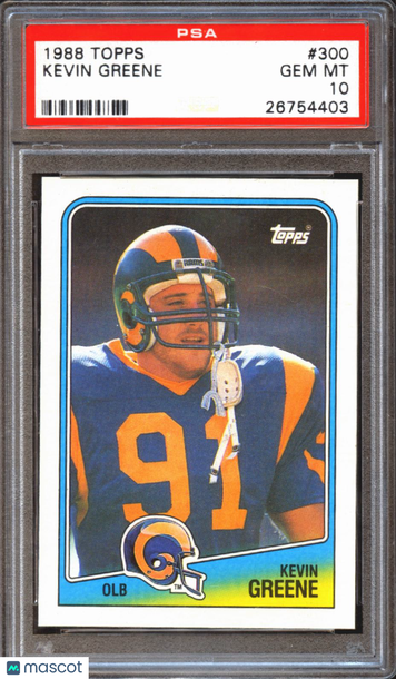1988 Topps Kevin Greene #300 PSA 10